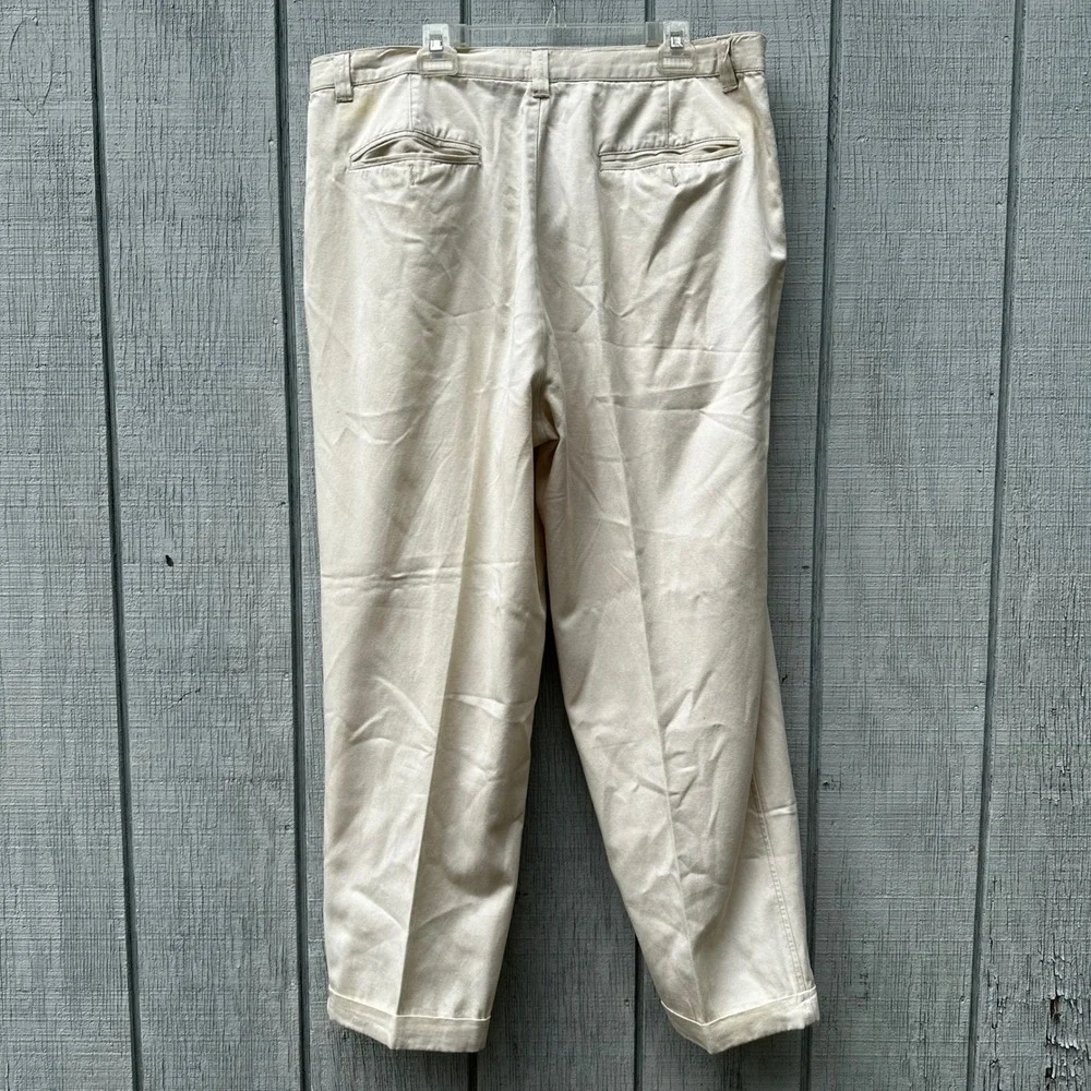 Tommy Bahama Relaxed‎ Fit Pleated Front Tencel Cotton Blend Pants Size 42